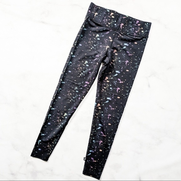 TEREZ Foil Print Multicolored Leggings Size XS. - Picture 2 of 6